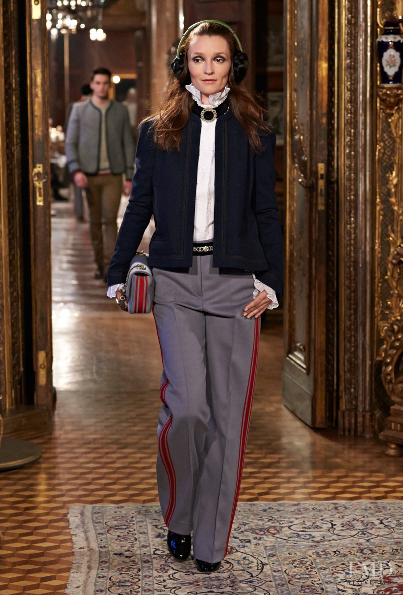 Audrey Marnay featured in  the Chanel fashion show for Pre-Fall 2015