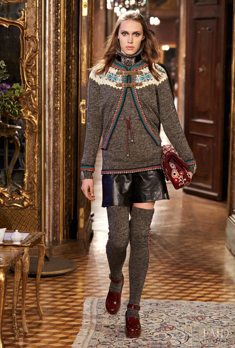 Georgia Hilmer featured in  the Chanel fashion show for Pre-Fall 2015