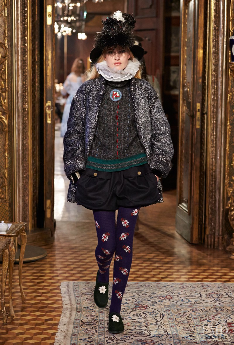 Louise Parker featured in  the Chanel fashion show for Pre-Fall 2015