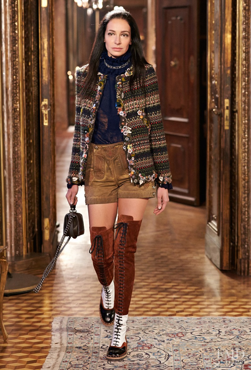 Amanda Sanchez featured in  the Chanel fashion show for Pre-Fall 2015
