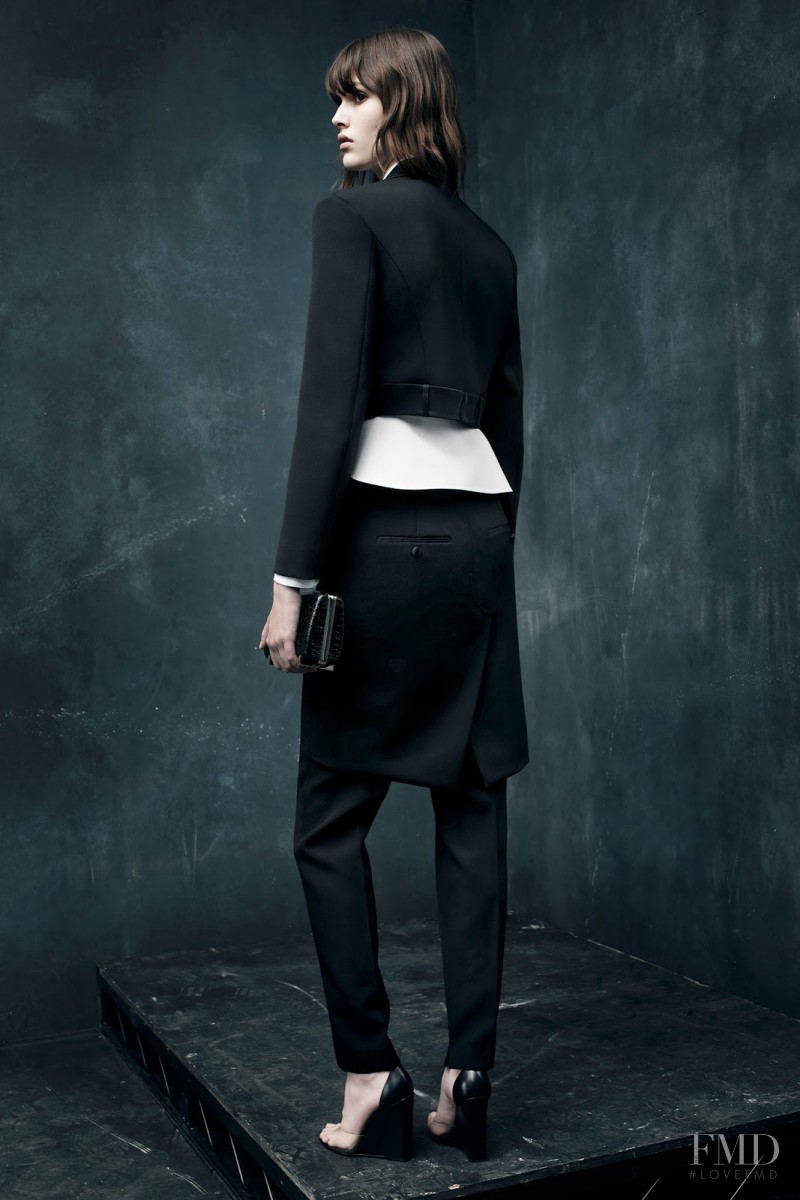 Vanessa Moody featured in  the Alexander Wang lookbook for Pre-Fall 2015