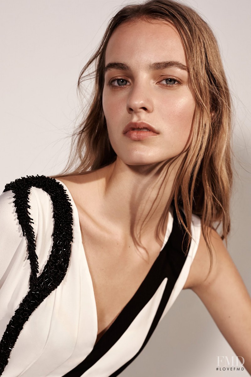 Maartje Verhoef featured in  the Narciso Rodriguez fashion show for Pre-Fall 2015