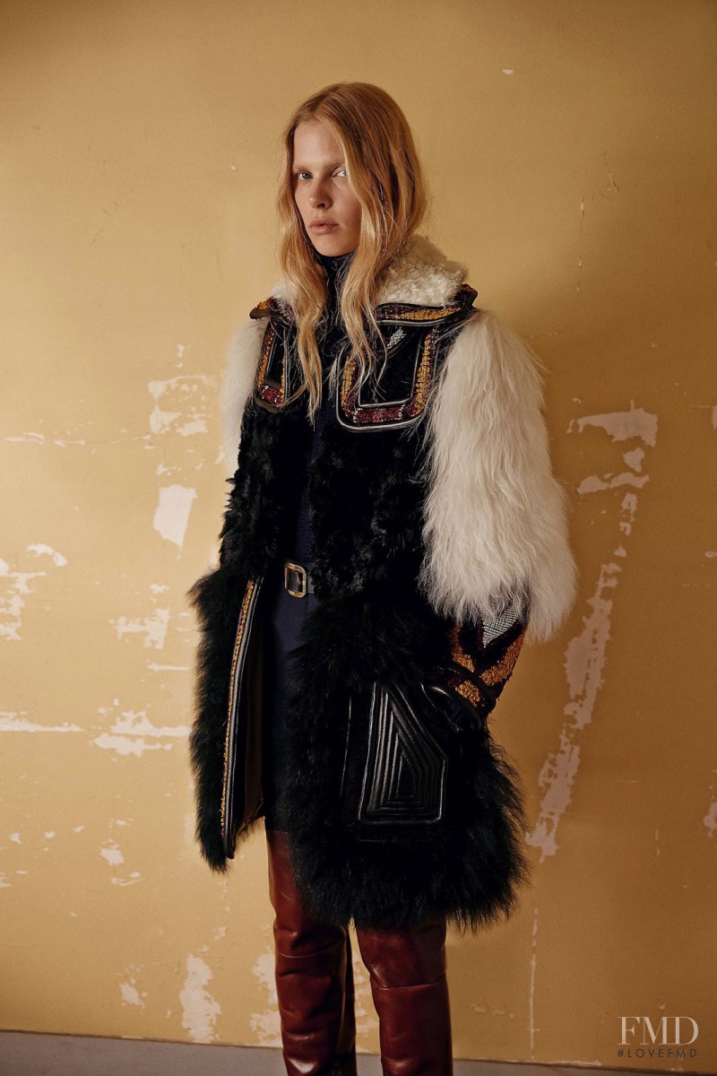 Lina Berg featured in  the Chloe fashion show for Pre-Fall 2015