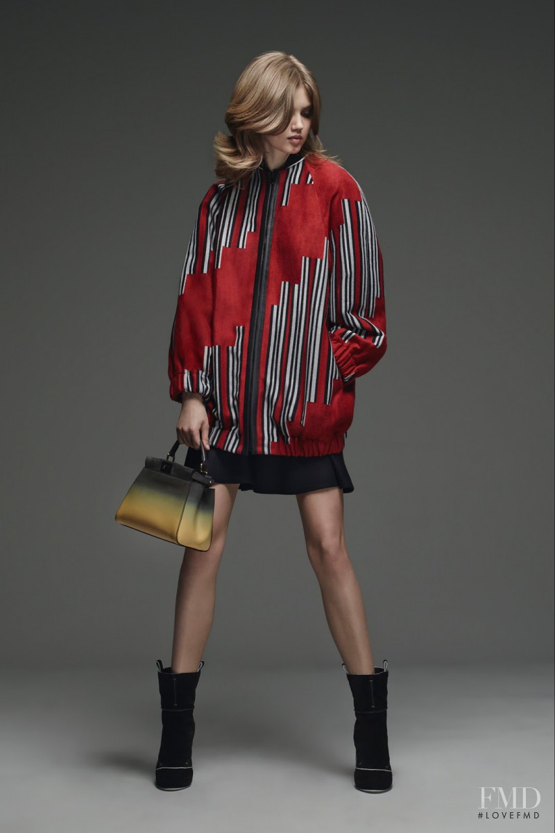 Lindsey Wixson featured in  the Fendi lookbook for Pre-Fall 2015