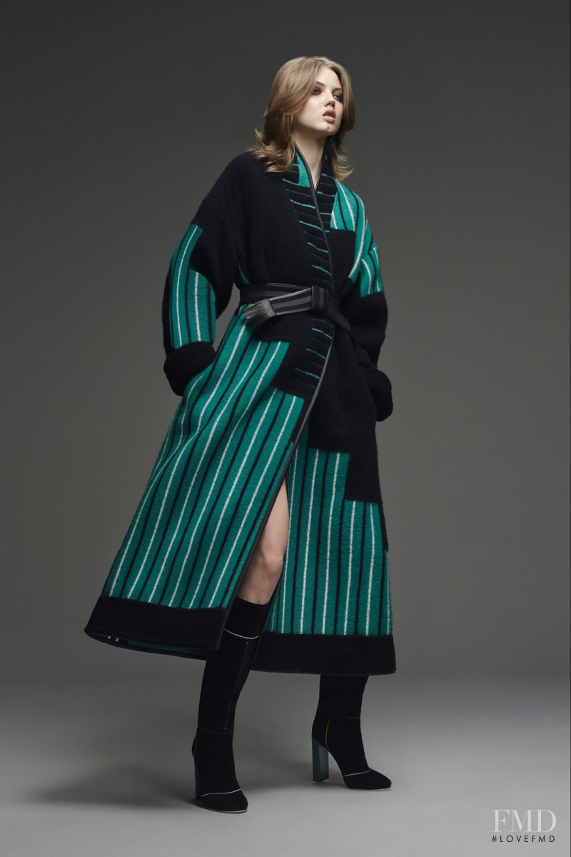 Lindsey Wixson featured in  the Fendi lookbook for Pre-Fall 2015