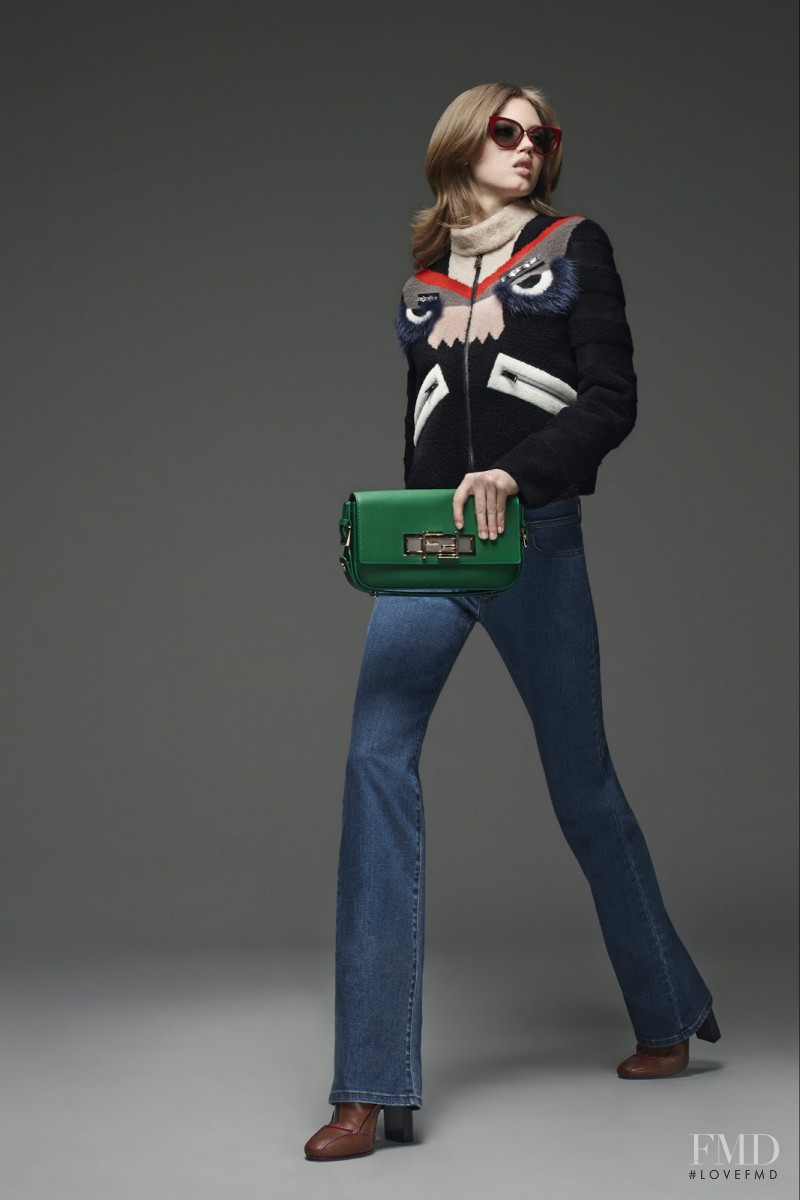 Lindsey Wixson featured in  the Fendi lookbook for Pre-Fall 2015