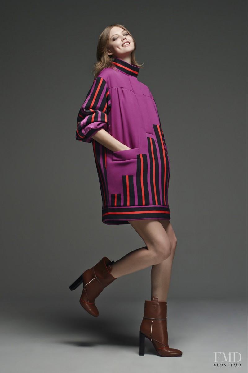 Lindsey Wixson featured in  the Fendi lookbook for Pre-Fall 2015