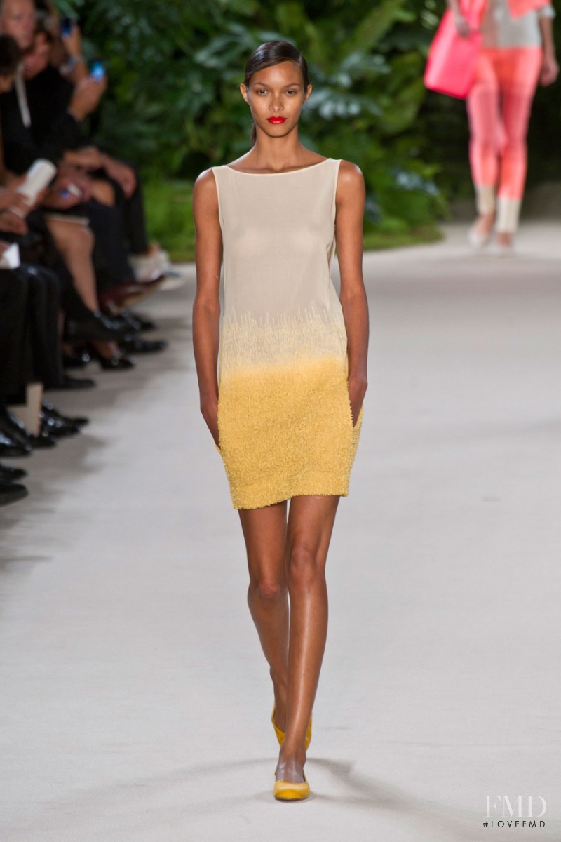 Lais Ribeiro featured in  the Akris fashion show for Spring/Summer 2013