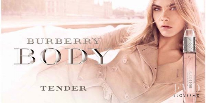 Cara Delevingne featured in  the Burberry Fragrance Burberry Body Tender Fragrance advertisement for Spring/Summer 2013