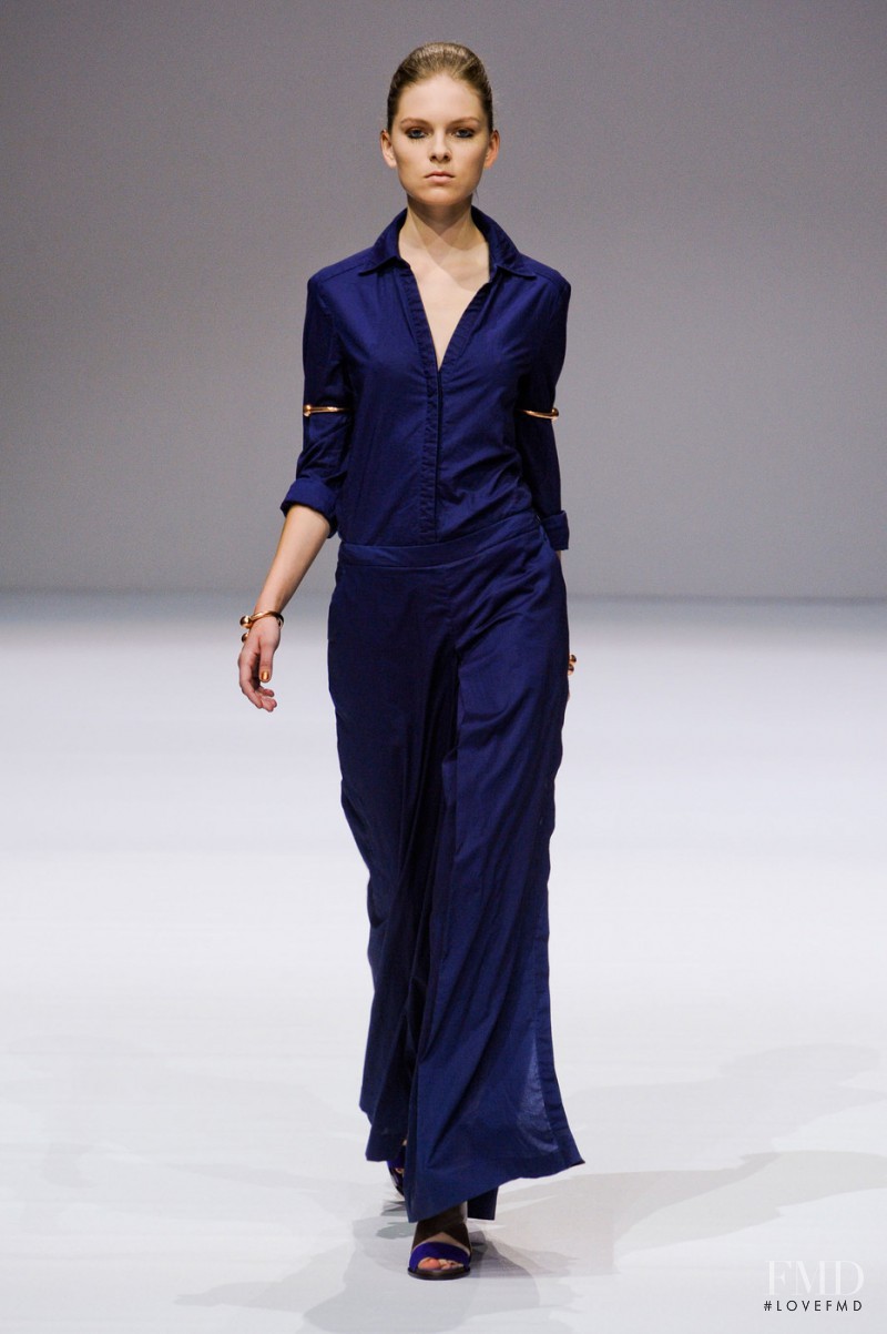 Kate Kosushkina featured in  the Veronique Branquinho fashion show for Spring/Summer 2013