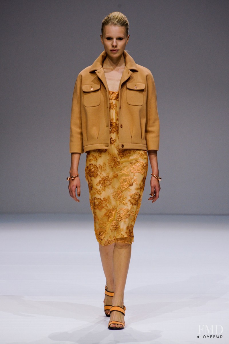 Katharina Korbjuhn featured in  the Veronique Branquinho fashion show for Spring/Summer 2013