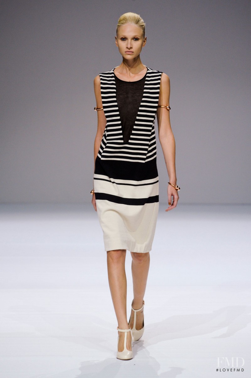 Yulia Lobova featured in  the Veronique Branquinho fashion show for Spring/Summer 2013