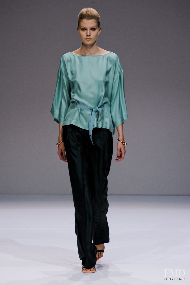 Saara Sihvonen featured in  the Veronique Branquinho fashion show for Spring/Summer 2013