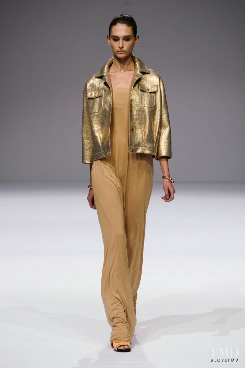 Noam Frost featured in  the Veronique Branquinho fashion show for Spring/Summer 2013