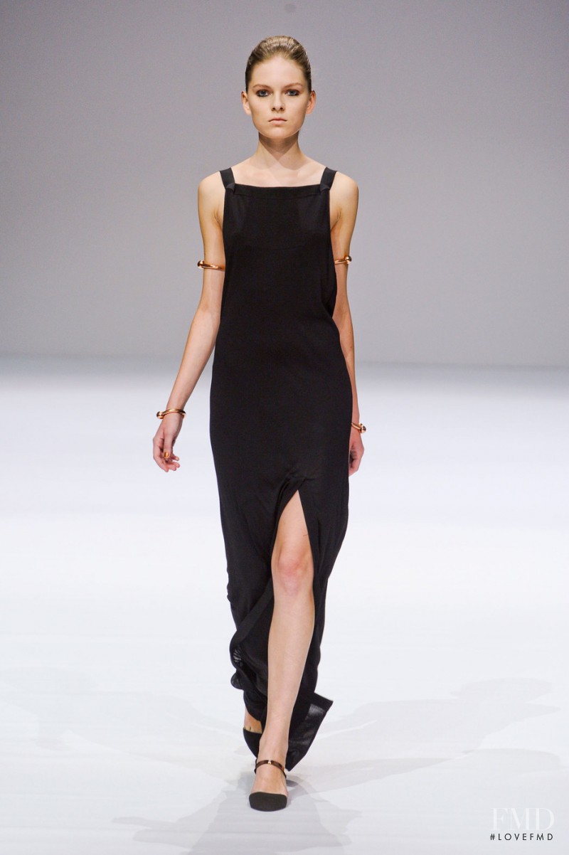 Kate Kosushkina featured in  the Veronique Branquinho fashion show for Spring/Summer 2013