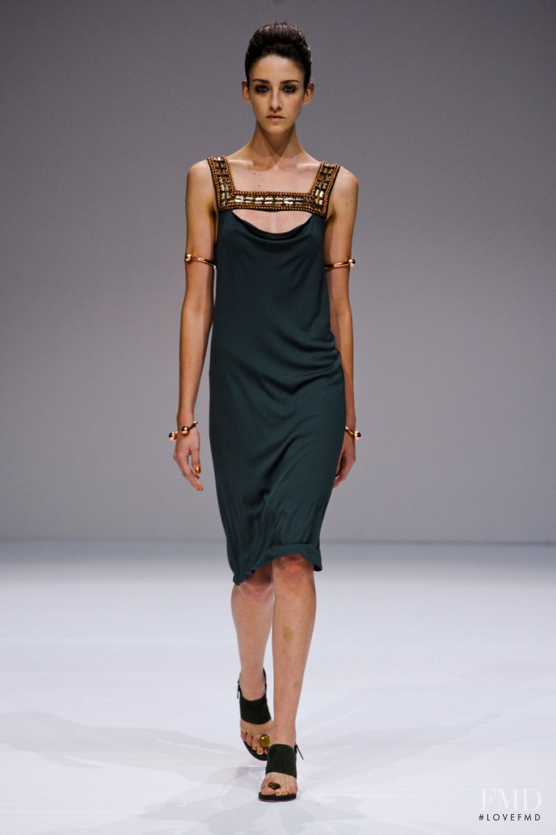 Cristina Herrmann featured in  the Veronique Branquinho fashion show for Spring/Summer 2013