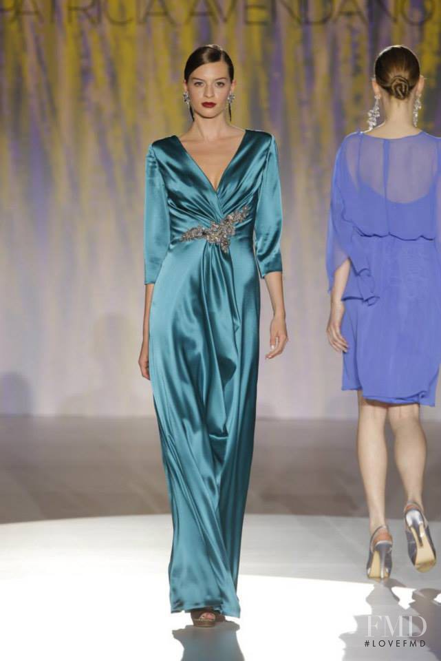Cristina Mantas featured in  the Patricia Avendaño fashion show for Spring/Summer 2016