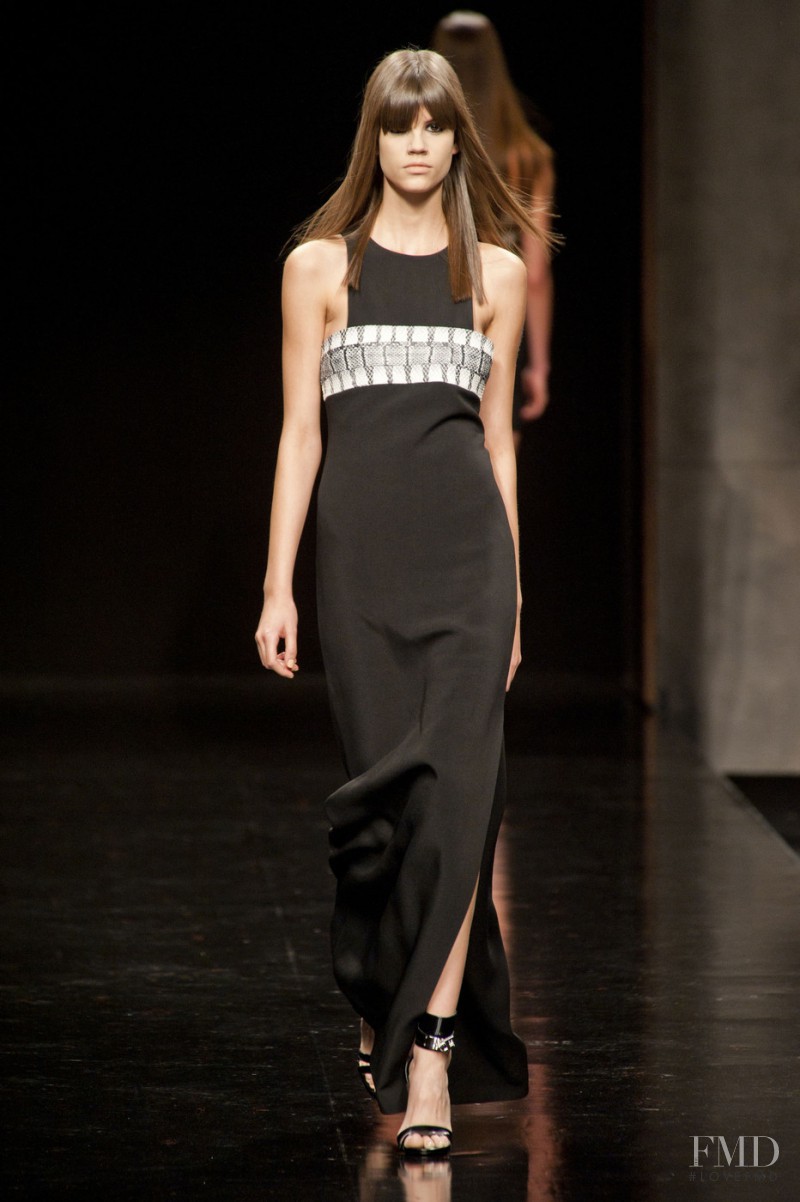 Antonina Petkovic featured in  the John Richmond fashion show for Autumn/Winter 2014