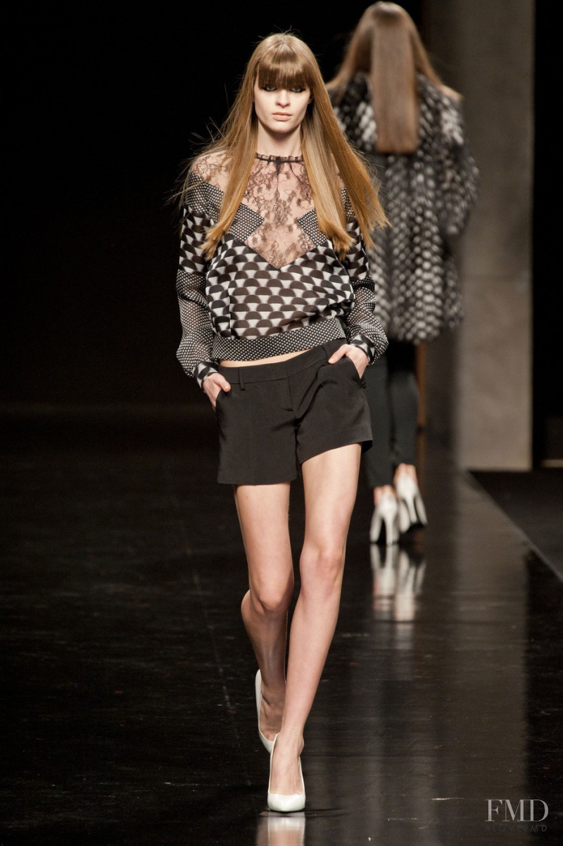 Cristina Mantas featured in  the John Richmond fashion show for Autumn/Winter 2014