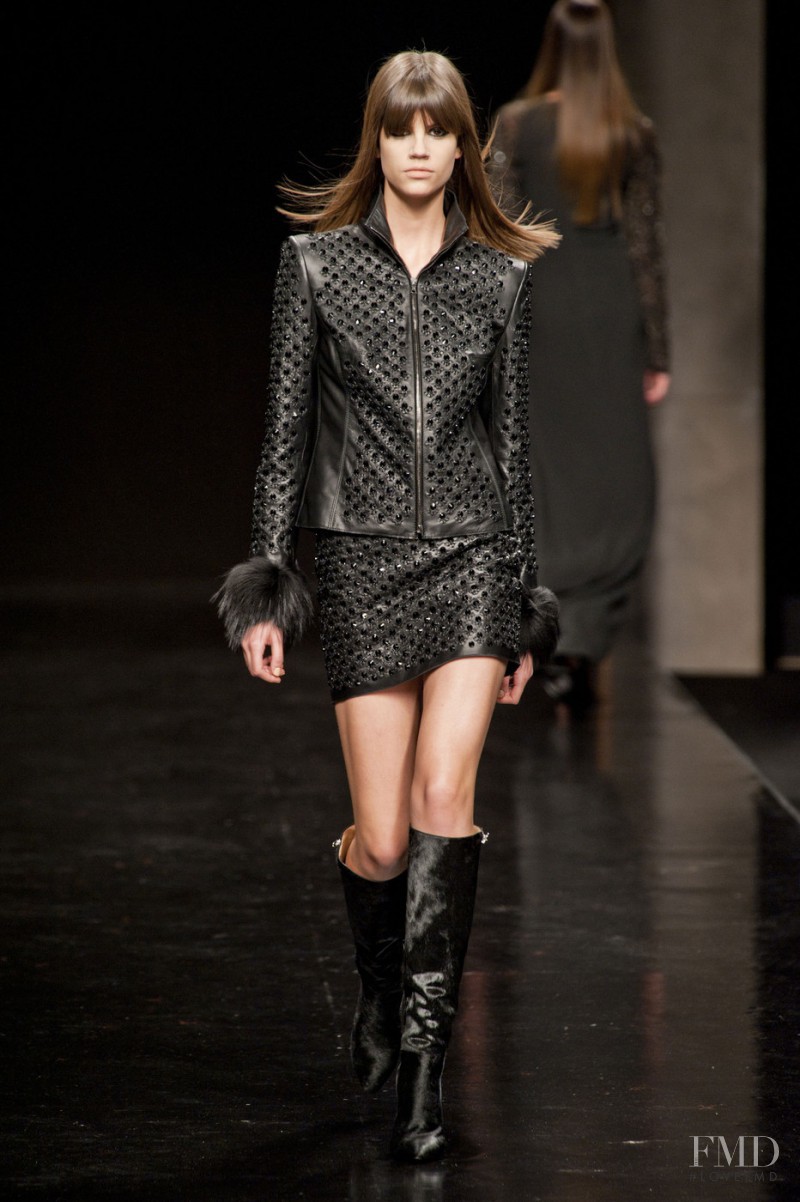 Antonina Petkovic featured in  the John Richmond fashion show for Autumn/Winter 2014