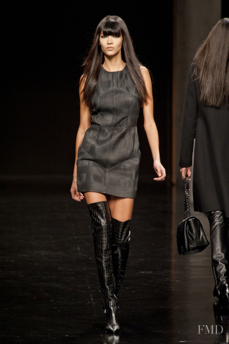 Daniela de Jesus featured in  the John Richmond fashion show for Autumn/Winter 2014