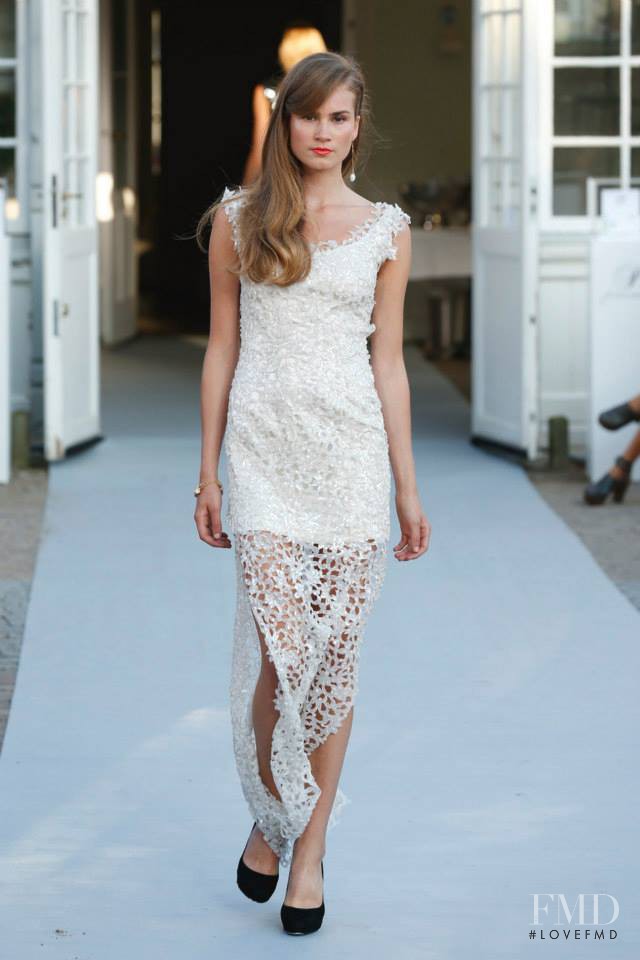 Andrea Jorgensen featured in  the Lace by Stasia fashion show for Spring/Summer 2015