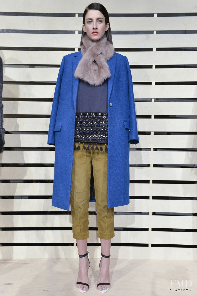 Cristina Herrmann featured in  the J.Crew fashion show for Autumn/Winter 2014