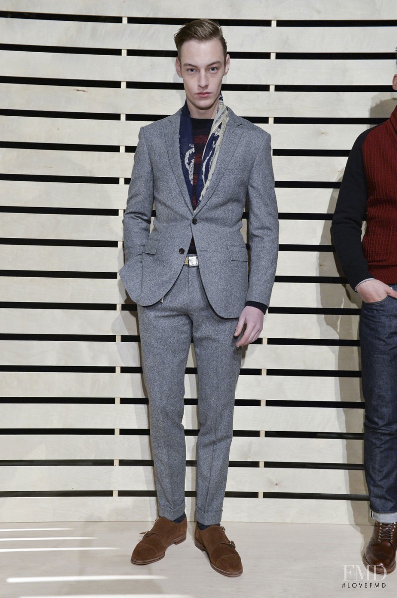 Roberto Sipos featured in  the J.Crew fashion show for Autumn/Winter 2014