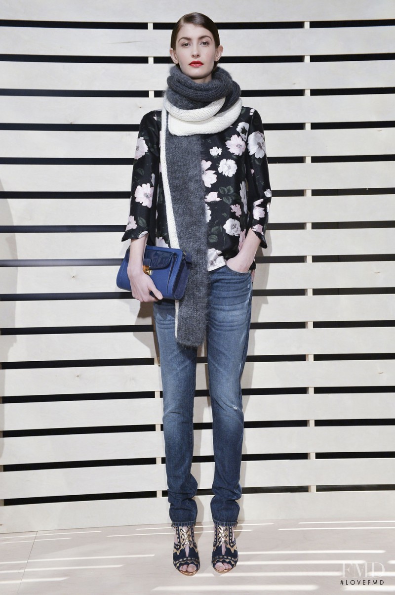 Augusta Beyer Larsen featured in  the J.Crew fashion show for Autumn/Winter 2014