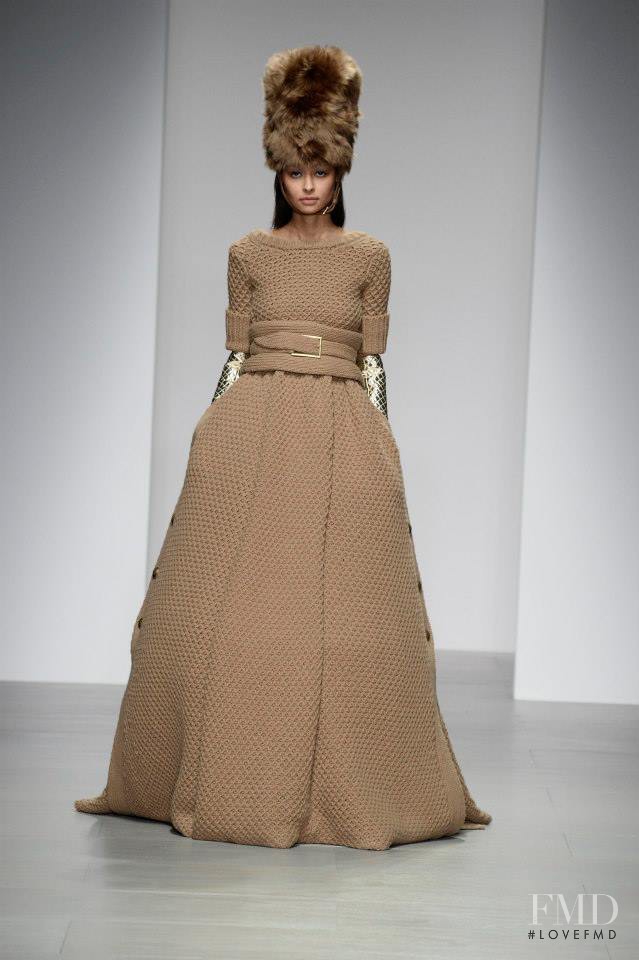 Cristina Mantas featured in  the DAKS fashion show for Autumn/Winter 2014