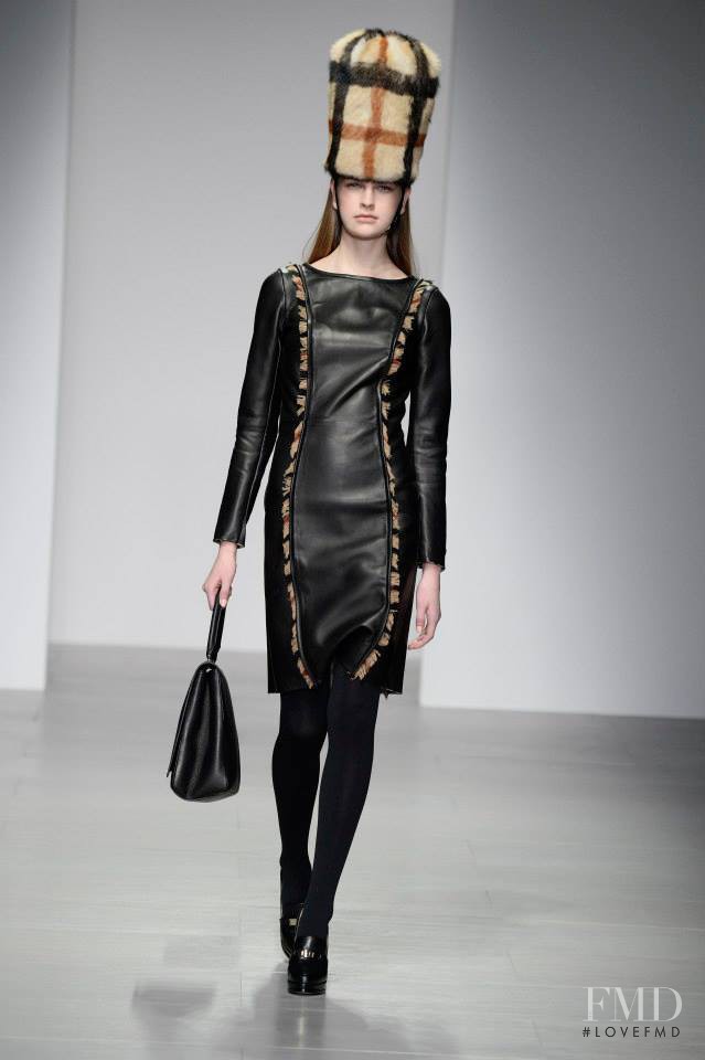 Ieva Palionyte featured in  the DAKS fashion show for Autumn/Winter 2014