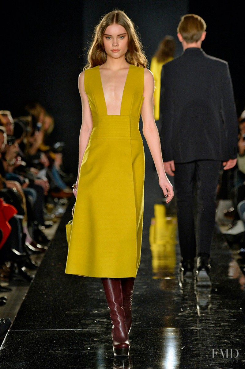 Daria Piotrowiak featured in  the Porsche Design fashion show for Autumn/Winter 2014