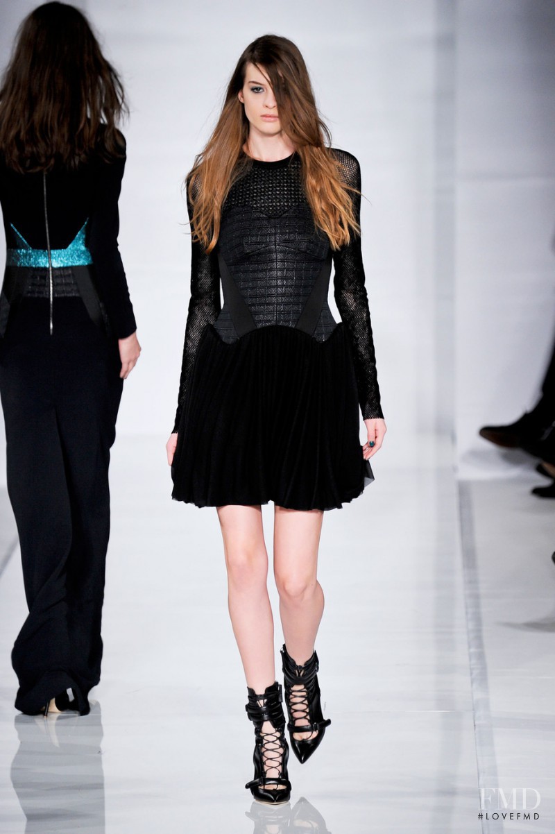 Cristina Mantas featured in  the Antonio Berardi fashion show for Autumn/Winter 2014