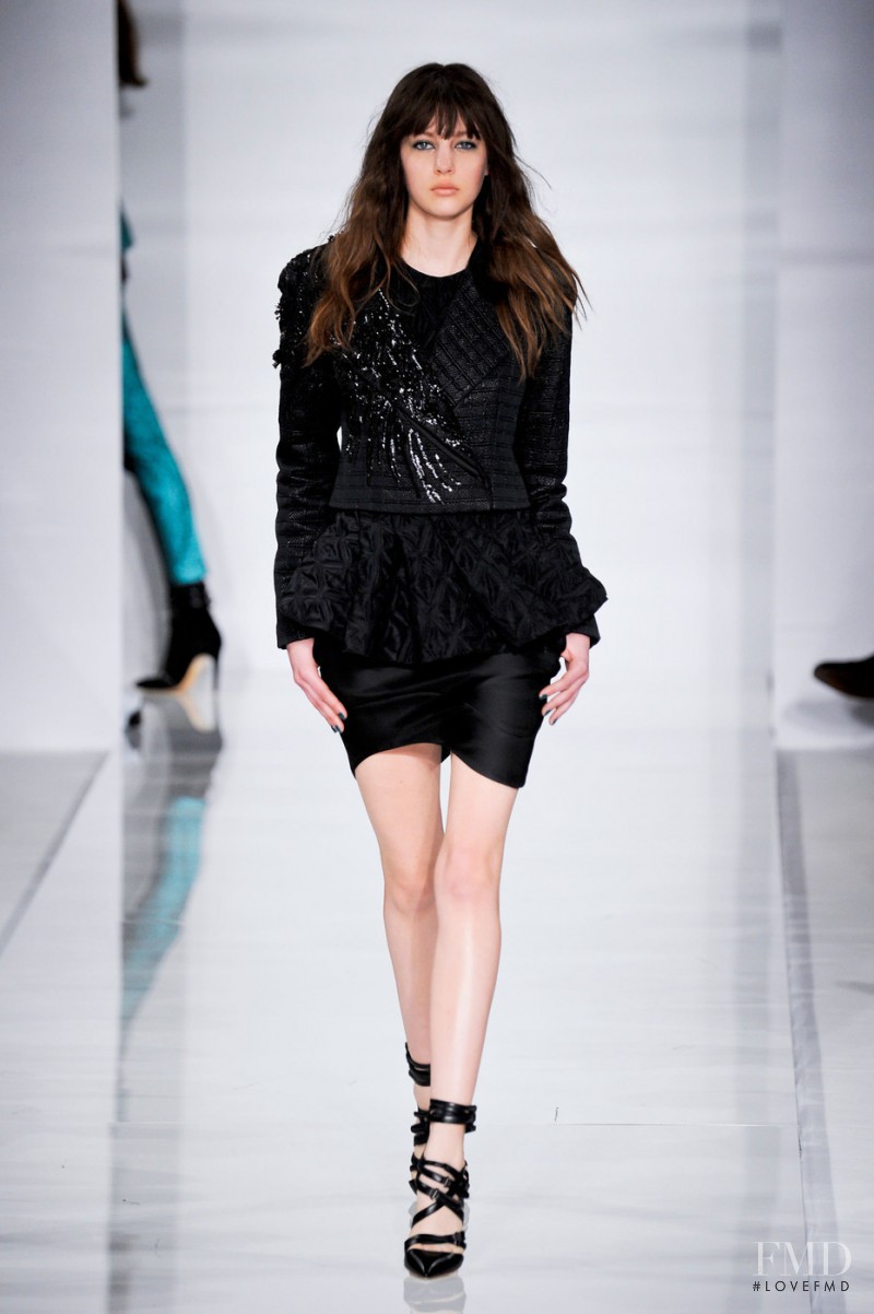 Marta Placzek featured in  the Antonio Berardi fashion show for Autumn/Winter 2014
