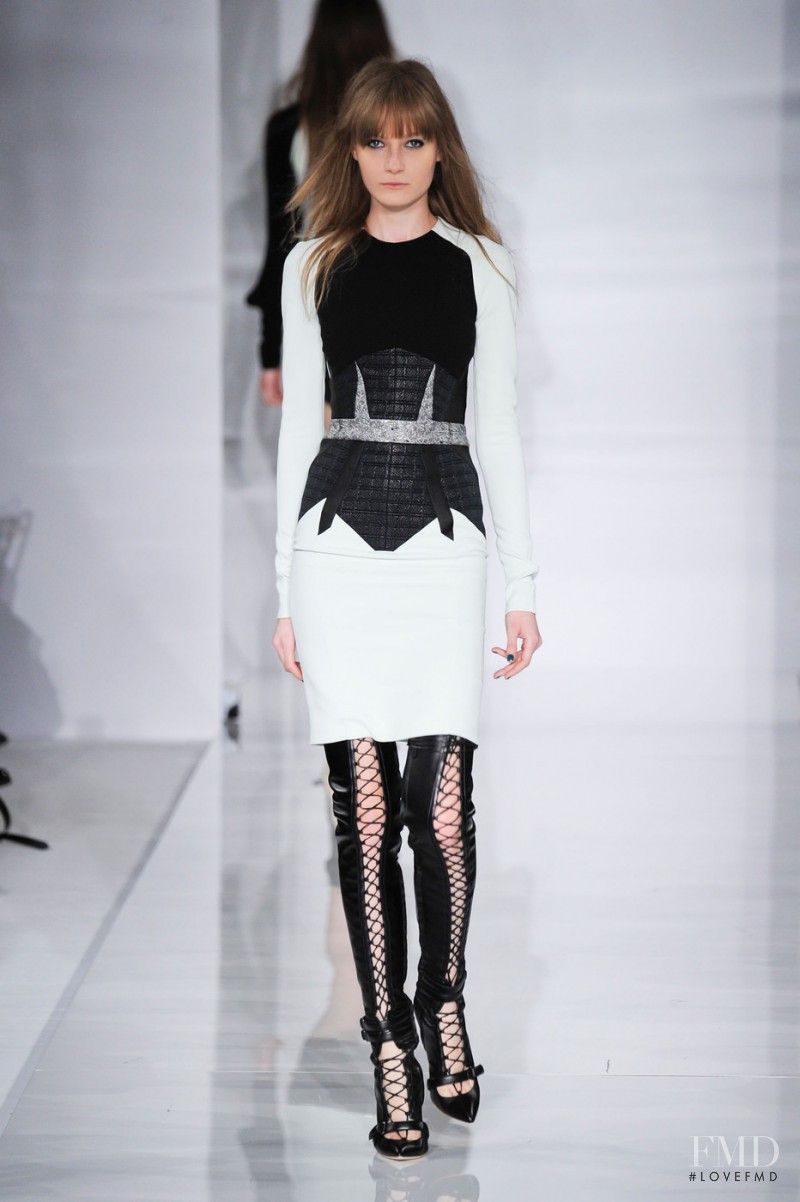 Franciska Gall featured in  the Antonio Berardi fashion show for Autumn/Winter 2014
