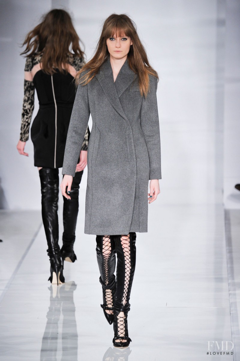 Franciska Gall featured in  the Antonio Berardi fashion show for Autumn/Winter 2014