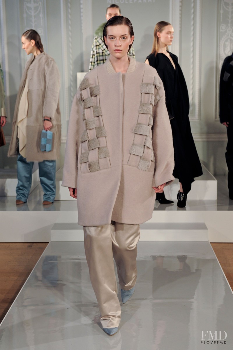 Cristina Mantas featured in  the Nicole Farhi fashion show for Autumn/Winter 2014