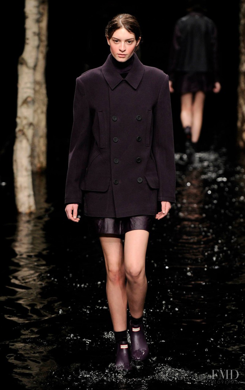 Cristina Mantas featured in  the Hunter fashion show for Autumn/Winter 2014