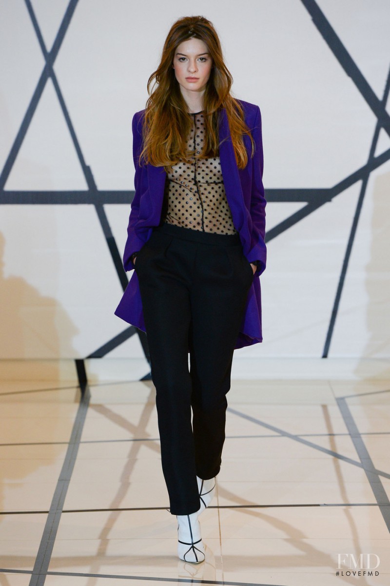 Cristina Mantas featured in  the Lisa Perry fashion show for Autumn/Winter 2014