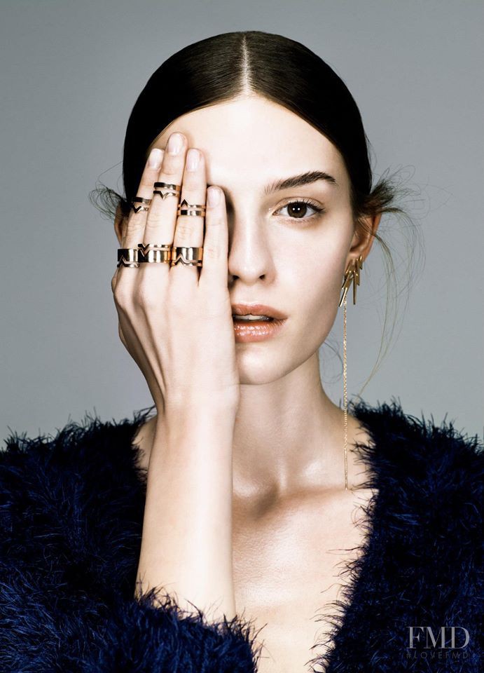 Cristina Mantas featured in  the Maria Black Jewelery advertisement for Autumn/Winter 2013