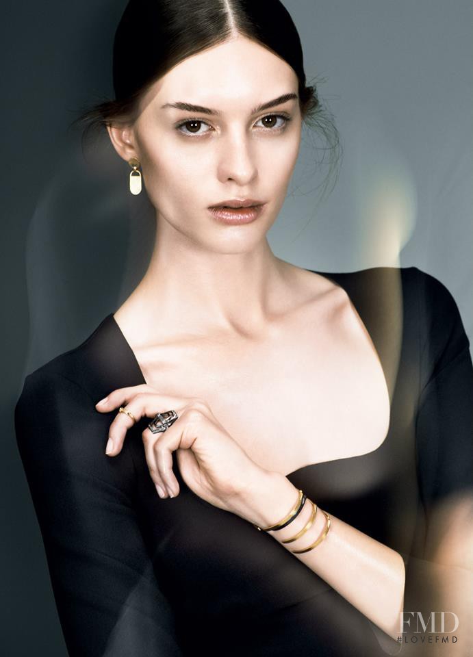 Cristina Mantas featured in  the Maria Black Jewelery advertisement for Autumn/Winter 2013