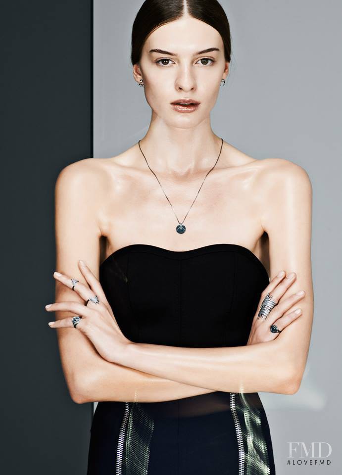 Cristina Mantas featured in  the Maria Black Jewelery advertisement for Autumn/Winter 2013