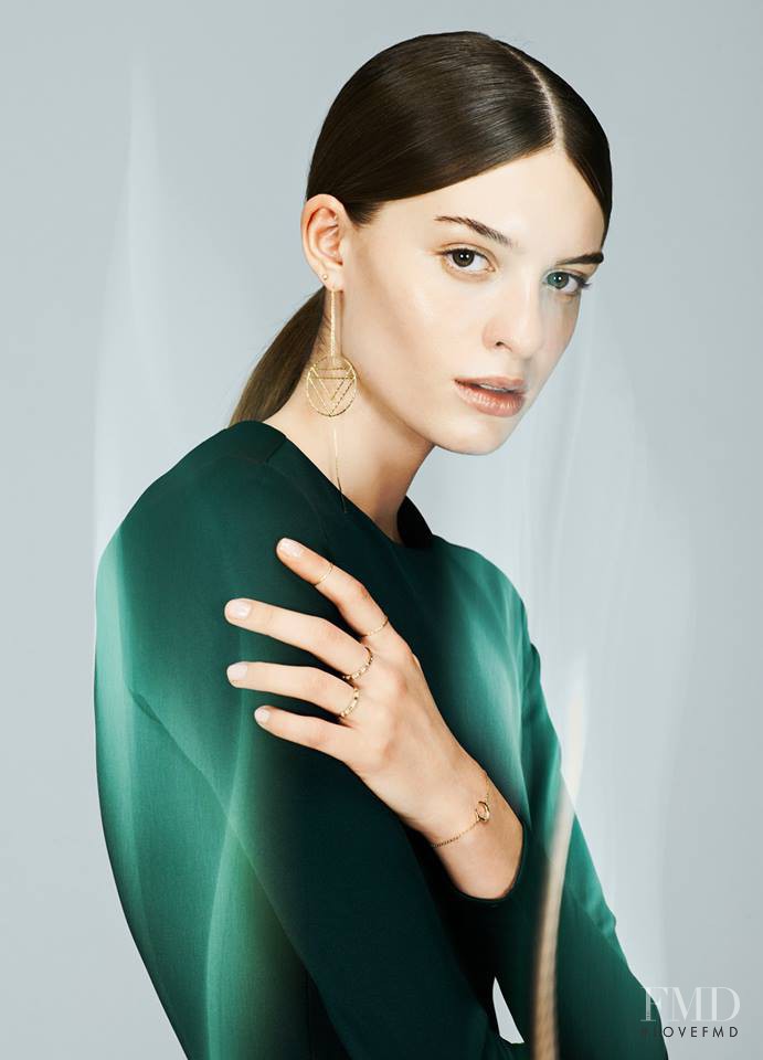 Cristina Mantas featured in  the Maria Black Jewelery advertisement for Autumn/Winter 2013