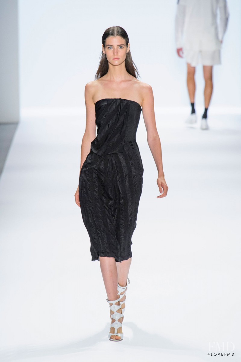 Manon Leloup featured in  the Richard Chai fashion show for Spring/Summer 2014
