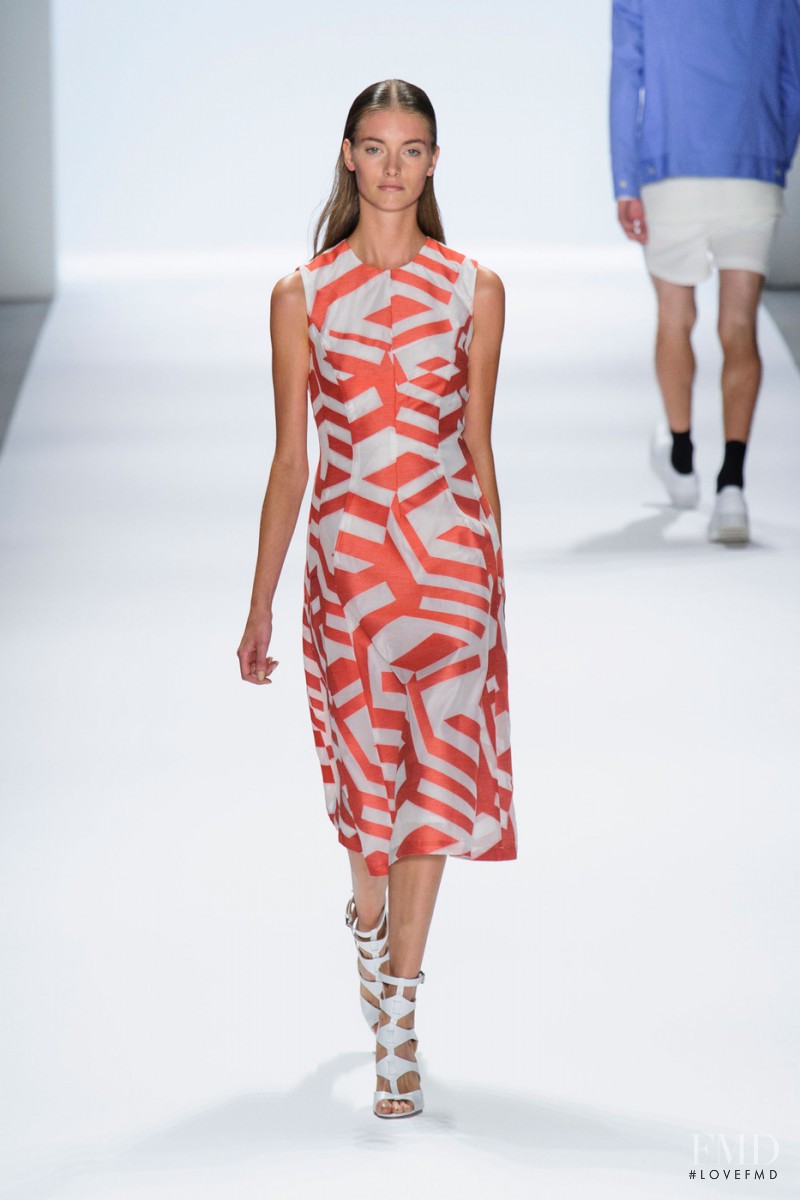 Iris van Berne featured in  the Richard Chai fashion show for Spring/Summer 2014