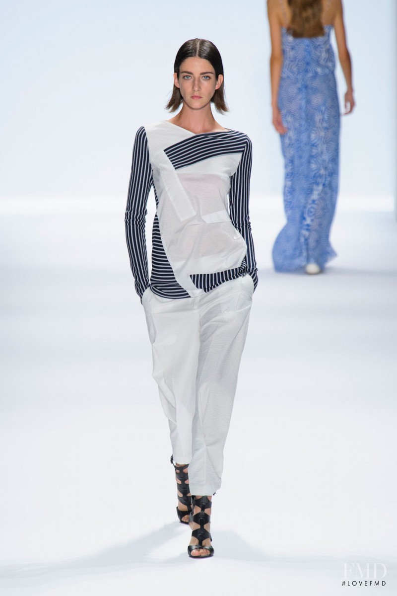 Cristina Herrmann featured in  the Richard Chai fashion show for Spring/Summer 2014