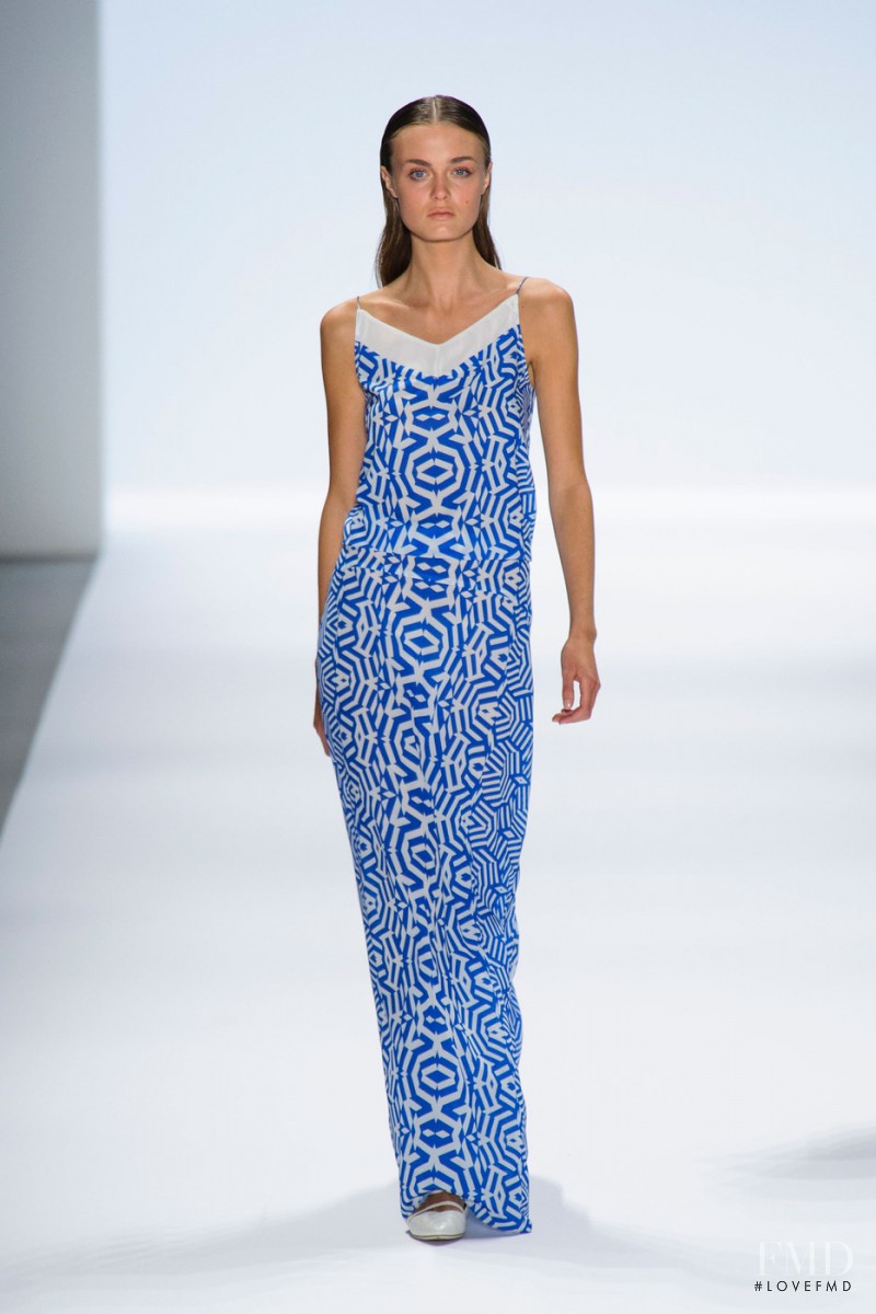 Signe Rasmussen featured in  the Richard Chai fashion show for Spring/Summer 2014
