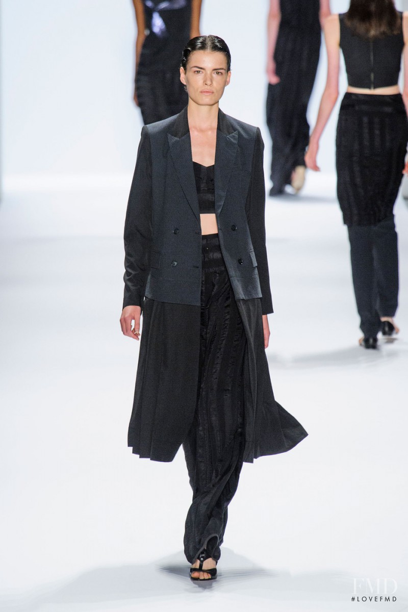 Anne Verhallen featured in  the Richard Chai fashion show for Spring/Summer 2014