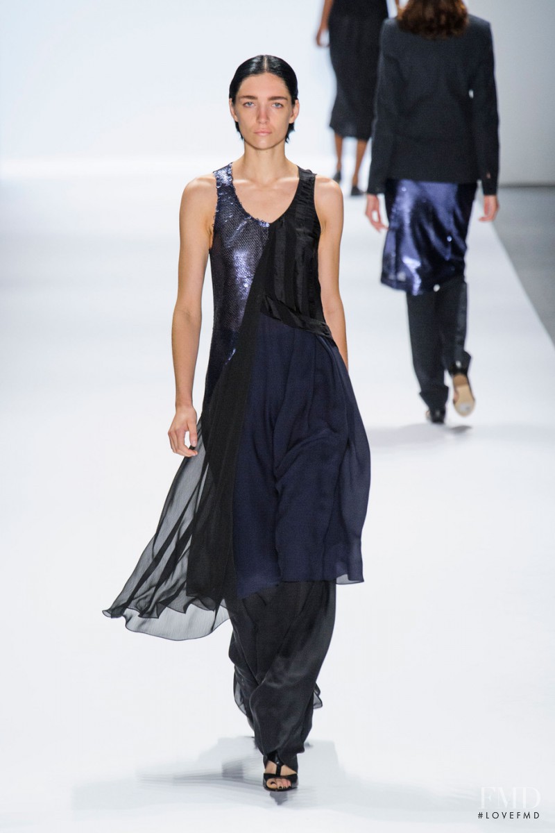 Janice Alida featured in  the Richard Chai fashion show for Spring/Summer 2014