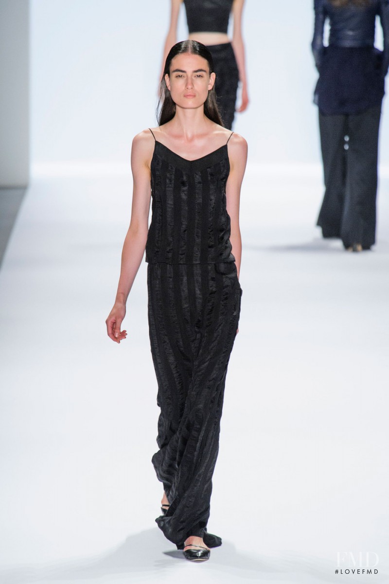 Pauline van der Cruysse featured in  the Richard Chai fashion show for Spring/Summer 2014